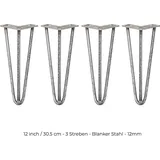 MONSTER SHOP Hairpin Tischbeine 4 x 30,5 cm