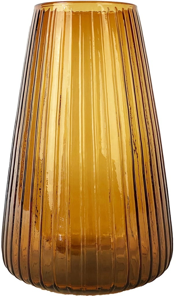 XLBoom - Dim Stripe Vase, large, amber
