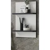 furn.design Wandspiegel 40 x 62 cm Weiß