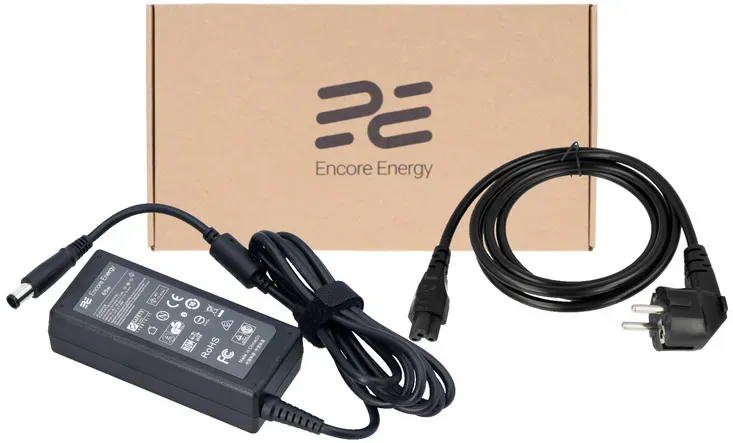 Neues Encore Energy Netzteil für Dell 65W 7.4 x 5.0 mm + Stromkabel 1,5m