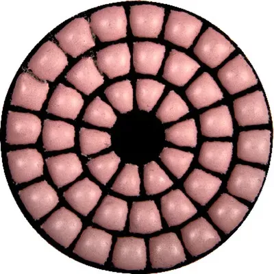 Diamantierte Schleif- und Polierpads, ∅ 50 mm, Korn 50, 3 Stück