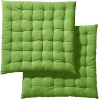 REDBEST Stuhlkissen 2er-Pack 40 x 40 cm Grün