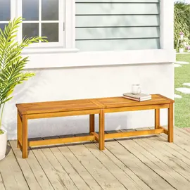 vidaXL Gartenbank 150 x 35 x 45 cm Braun