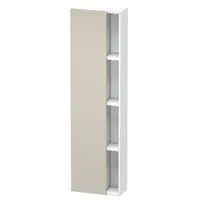 Duravit Hochschrank DuraStyle 50x24x180cm, Tür links, taupe/weiß matt
