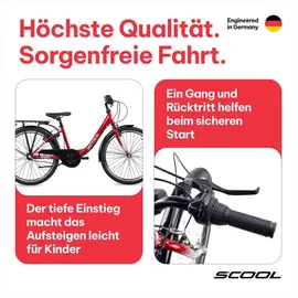 S'COOL chiX 24 Zoll rot/weiß