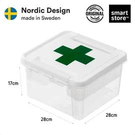 orthex Aufbewahrungsbox Erste Hilfe-Box 27,8 x 27,5 x 47,5 cm 12-tlg. weiß