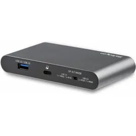 Startech USB-C Mini-Dock, 2x 4K DisplayPort, 100W PD, GbE, USB-A
