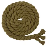 Makramee Garn Kordelband Baumwollkordel 8/10/12/20mm X 10m Baumwollseil Dicke Rope Garn Baumwollgarn, Geflochten Für DIY Handwerk, Basteln, Makramee Wandbehang, Vorhang (P,12mm*10m)