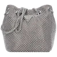 GUESS Twiller Beuteltasche 15 cm silberfarben