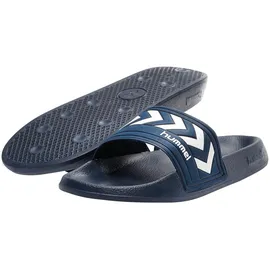hummel Larsen Slipper Blau/Weiß 40