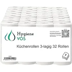 Hygiene Vos - Küchenrollen 32 Rollen (3-lagig)