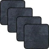 Erwin Müller Microfasertuch 4er-Pack Microfaser grau Größe 40x40 cm