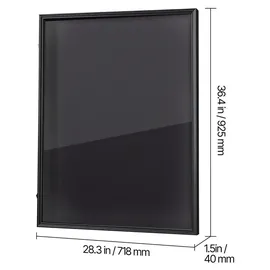 Vevor Trikotrahmen Holz Schwarz 92,5x71,8 cm 3er Set