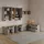 livinity® Eckkommode 80 x 50 x 40 cm Greige / Grau