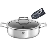 Schulte-Ufer Schmortopf Quasar mit UniverSUS® Schmorpfanne 24 cm