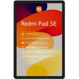 Xiaomi Redmi Pad SE 11.0'' 4 GB RAM 128 GB Wi-Fi mint green