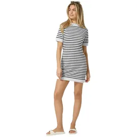 super.natural Kleid Casual Stripe Weiß/Grau XS