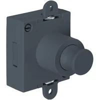 Junie Push-Lock Riegel-Drehstangenschloss einseitig Stangenschloss anthrazitgrau