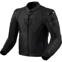 RevIt! Revit Argon 2 Lederjacke - Schwarz/Dunkelgrau / 50