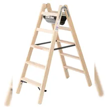 Proregal Stufen-Stehleiter Holz 10 Stufen