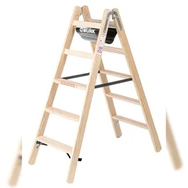 Proregal Stufen-Stehleiter Holz 10 Stufen