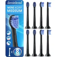 Demirdental 8er demirdental Mini Aufsätze passend für Philips Sonicare