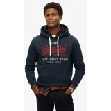 Superdry Vl Heritage Relaxed Kapuzenpullover Trench Navy Marl S