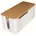 Kabelbox 14 13 31 cm 1-tlg weiß/bambus