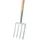 Ideal Spatengabel mit 4 Zinken und T-Stiel