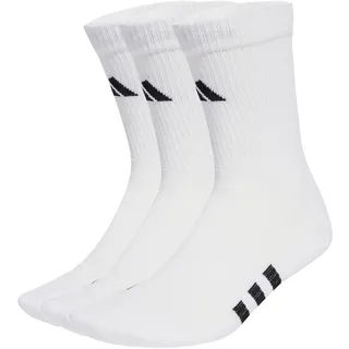 Adidas Performance Cushioned Crew Socken, 3 Paar White / White / White 34-36