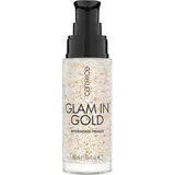 Catrice Glam In Gold Hydrating Primer feuchtigkeitsspendender Primer unter dem Make-up mit 24 Karat Gold Farbton 010 Oh My Goldness