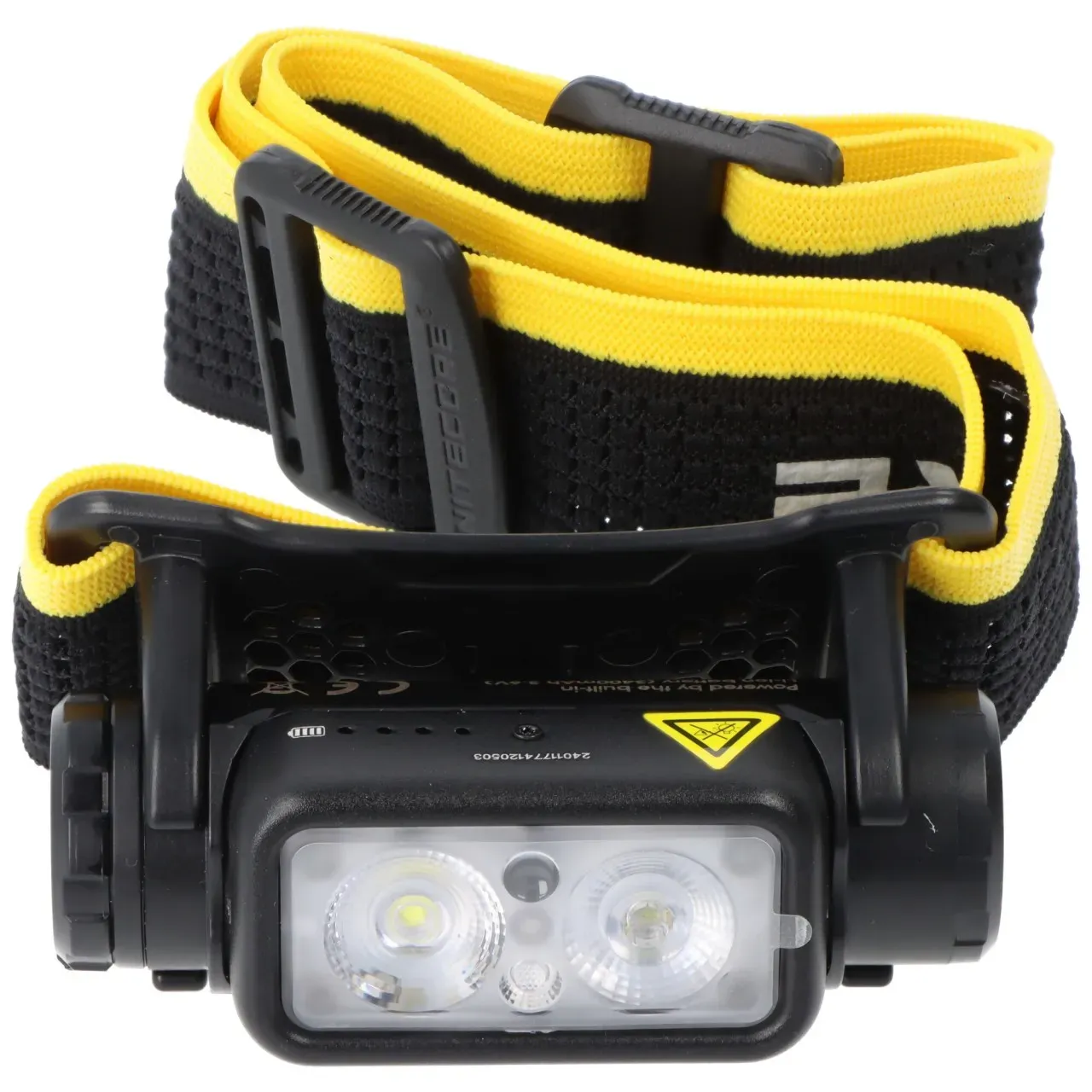 Nitecore NU43 LED Kopflampe mit 1400 Lumen, leichteste Stirnlampe der Welt mit 18650 Akku, mit Photosensor, eingebauter 18650 3400mAh Li-Ion Akku