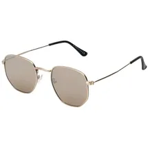 BEZLIT Herren Sonnenbrille Eckige Form Braun-Gold | Gr.: onesize