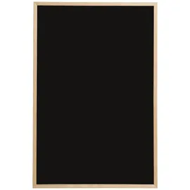 Bi-Office Kreidetafel mit Holzrahmen, schwarz