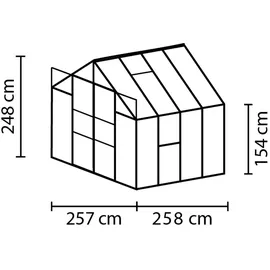 Vitavia Jupiter 6700 Alu Smaragd ESG 3 mm 6,7 m2
