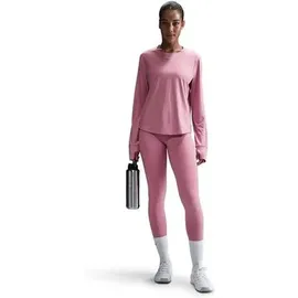 Nike Damen Shirt W NK ONE CLASSIC DF LS TOP, Größe M in Lila ELEMENTAL PINK/BLACK