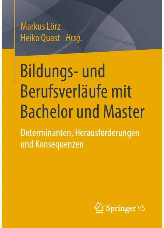 Bildungs- Und Berufsverläufe Mit Bachelor Und Master  Kartoniert (TB)
