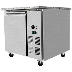 SNACK-Line Bain-Marie Theke 2x GN1/1, Granit rosa-grau, 88x82x85,5