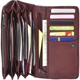 Bear Design Noor Portemonnaie Damen bordeaux rot