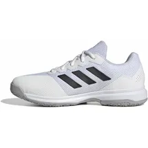 adidas Gamecourt 2.0 Omnicourt Shoes, FTWR White/Core Black/Grey two 43 1/3 EU