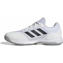adidas Gamecourt 2.0 Omnicourt Shoes, FTWR White/Core Black/Grey two 43 1/3 EU