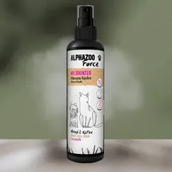 ALPHAZOO MilbHunter Milbenspray für Hunde & Katzen I Starkes Anti Milbenmittel 500 ml