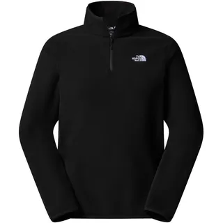 The North Face Herren Glacier Fleece 1/4 Zip Pullover (Größe XL schwarz)