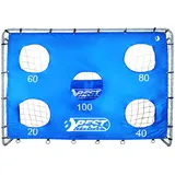 Best Sporting Fußballtor »Mit Torwand 5 Schusslöcher«, (Set), 240 x 170 cm blau