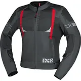 IXS Trigonis-Air Motorrad Textiljacke Grau/Rot 4XL