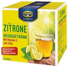 Krüger DAY by DAY Heißgetränk Zitrone Instanttee 20 Portionen