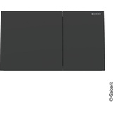 GEBERIT Sigma70 Betätigungsplatte Edelstahl schwarz matt/easy-to-clean-beschichtet