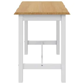 vidaXL Bartisch EKAI 112 x 70 x 91 cm Weiß