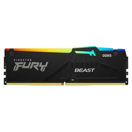 Kingston FURY Beast DDR5 6000MT/s RGB 16GB Kit (2x8GB) CL30 Schwarz KF560C30BBEAK2-16