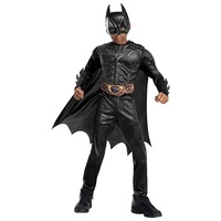 Rubie's Batman Kostüm Black Line Deluxe für Kinder, schwarz, normal 702362-S